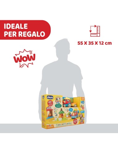 Chicco Treno dell'Avventura Bilingue - Trenino Elettrico con Stazione e Animali | shop in casa