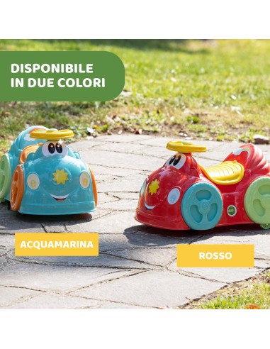 Chicco All Around Eco+ Rosso - Macchina Cavalcabile per Bambini, Plastica Riciclata, Ruote Piroettanti, Made in Italy | shop in
