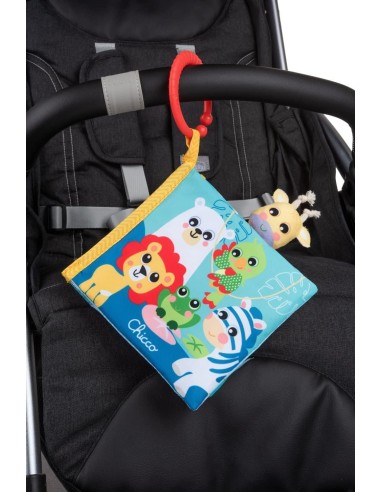Chicco Libretto degli Animali - Libro Sensoriale per Bambini con Marionetta e Attività, Tessuto Morbido, 3 Mesi - 2 Anni | shop