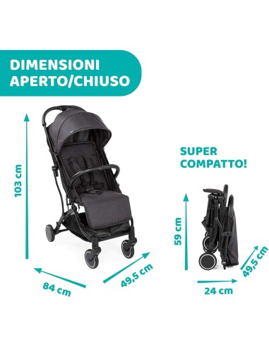 Chicco Trolley Me – Passeggino Leggero, Reclinabile e Pieghevole | ShopinCasa.it