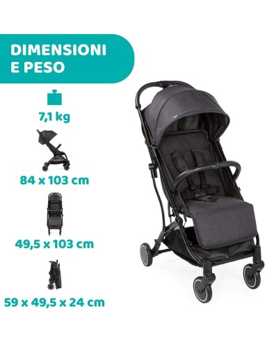 Chicco Trolley Me – Passeggino Leggero, Reclinabile e Pieghevole | ShopinCasa.it