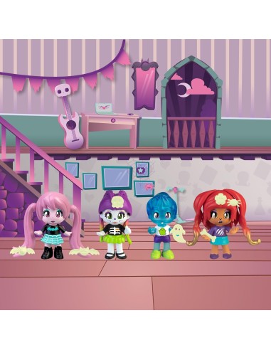 Pinypon Terrific Friends - Vampiro, Ragazza Lupo e Altri Personaggi Brillano al Buio | shop in casa