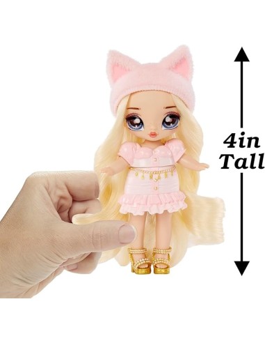 Na! Na! Na! Surprise Mini Backpack Playset - Parisian Kitty | Bambola Miniatura, Zainetto Peluche, Stile Francese | shop in casa