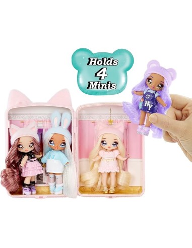 Na! Na! Na! Surprise Mini Backpack Playset - Parisian Kitty | Bambola Miniatura, Zainetto Peluche, Stile Francese | shop in casa