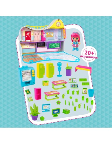 Pinypon Play Set, Istituto PINY di New York | Valigetta Portatile con Michelle | shop in casa