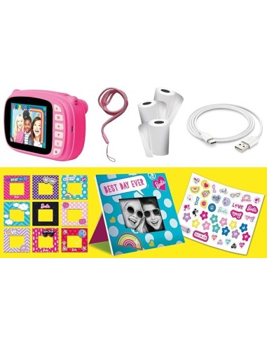 GIOCATTOLO PUBBLICIZZATO: vendita online Lisciani Giochi Barbie Print Cam Hi-Tech, Fotocamera Istantanea per Bambini, Video e...