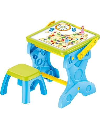 Liscianigiochi Carotina Banchetto-Lavagna Led 3 in 1 - Kit Educativo per Bambini