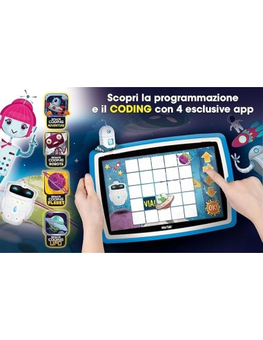 Lisciani Mio Tab STEM Coding XL - Tablet Educativo per Bambini, 10 Pollici, 32 GB