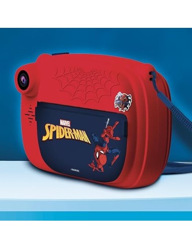 Lisciani Giochi Spider-Man Print Cam - Fotocamera Istantanea per Bambini con Stampa e Funzione Video