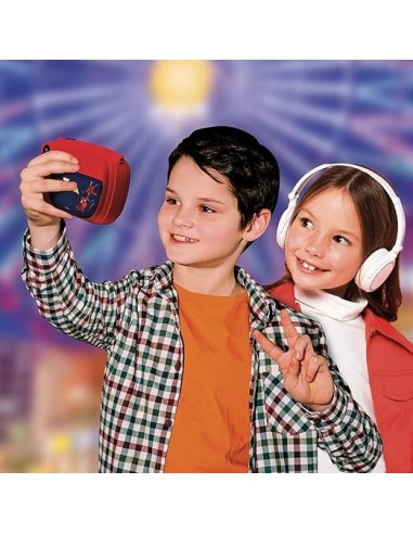 Lisciani Giochi Spider-Man Print Cam - Fotocamera Istantanea per Bambini con Stampa e Funzione Video