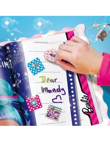 GIOCHI GIRL: vendita online Giochi Barbie My Secret Diary, Diario Segreto Personalizzabile, Gemme Adesive, Lucchetto e Chiavi...