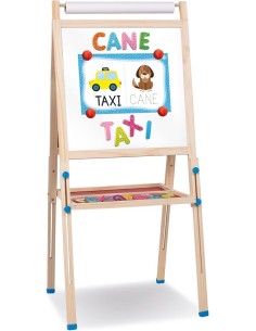 Lisciani Giochi Montessori Lavagnona Legno - Maxi Lavagna Magnetica e Didattica 2