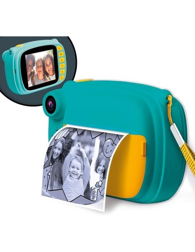 Lisciani Giochi Print Cam Hi-Tech - Fotocamera Istantanea 3 in 1 con Funzione Video e Selfie