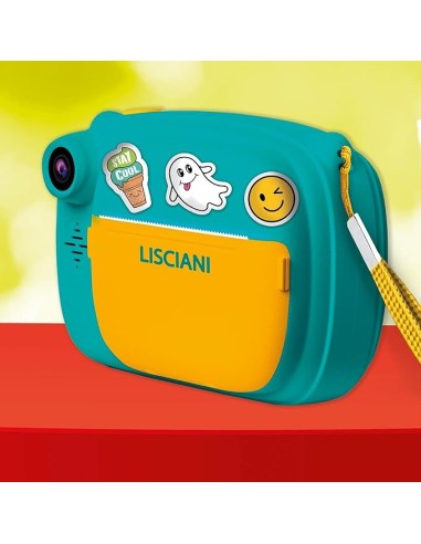 Lisciani Giochi Print Cam Hi-Tech - Fotocamera Istantanea 3 in 1 con Funzione Video e Selfie