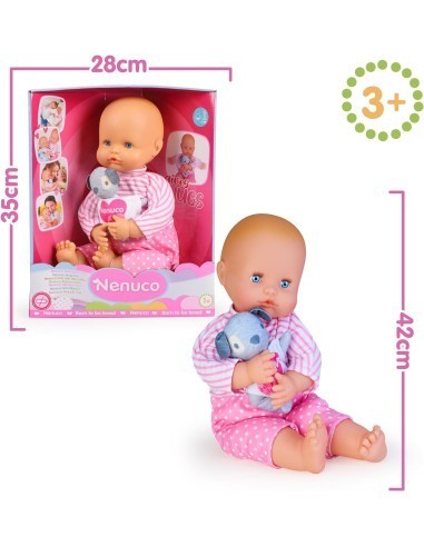 Nenuco Abbracciami, Bambola 42 cm, Corpo Morbido, Cucciolo Incluso | shop in casa