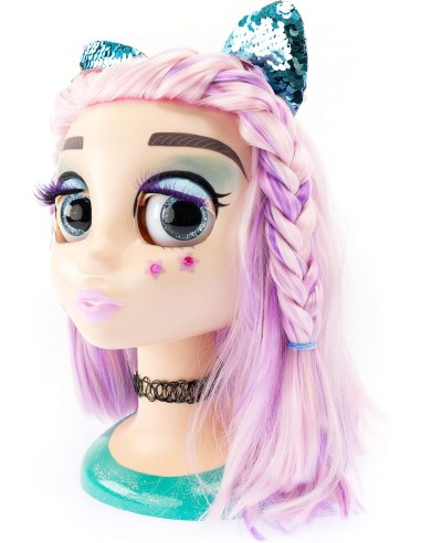 Influencer Make Up Doll, Testa da Truccare con Occhi Cambia Colore | shop in casa