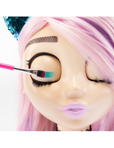 Influencer Make Up Doll, Testa da Truccare con Occhi Cambia Colore | shop in casa