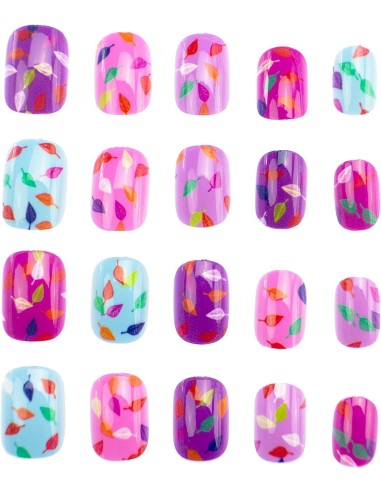 Influencer Set 20 Decori Unghie, Unghie Press-On Colorate e Fantasiose | shop in casa
