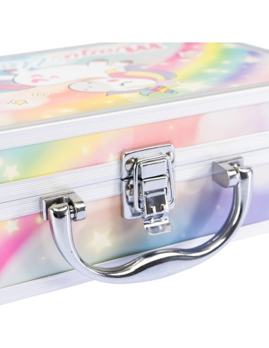 Magic Unicorn Case Make Up, Valigetta con Specchio e Set di Trucco per Bambini | shop in casa