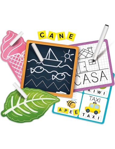 Liscianigiochi Montessori: Lavagne Educative, Scrivi e Cancella, Magnetica | shop in casa