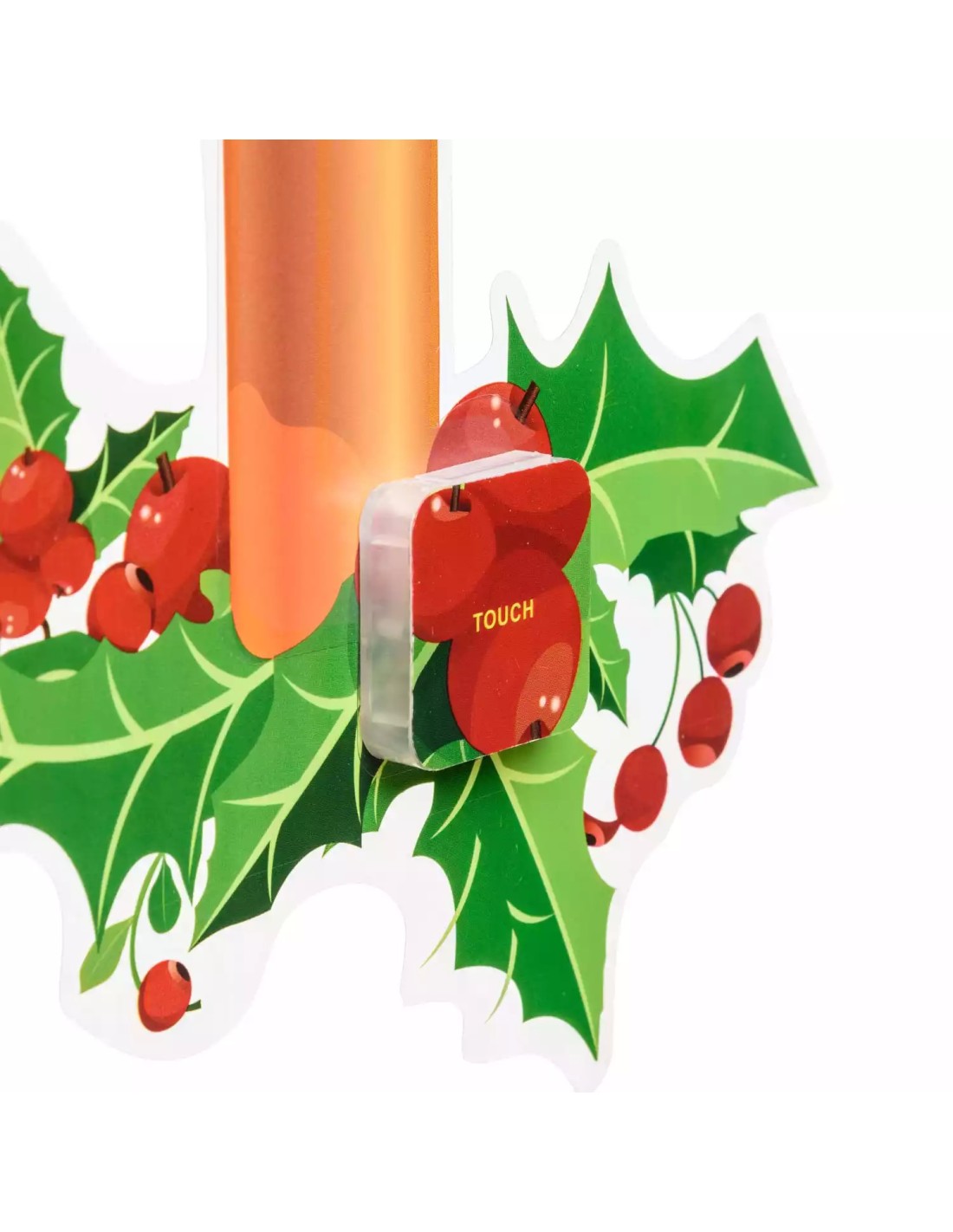 LUCI DI NATALE: vendita online Vetrofania Natalizia LED Elettrostatica 25cm con Effetto Fiamma Mix 4 Soggetti Babbo Natale in...