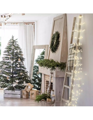 LUCI DI NATALE: vendita online Luci di Natale Cascata da 200 MicroLED Bianco Caldo 150cm con Telecomando e Timer in offerta