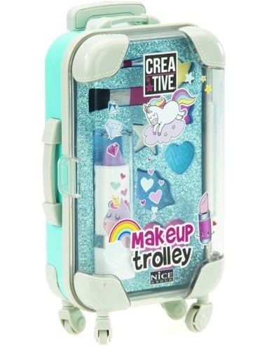 Creative Make Up Trolley Valigetta con Set di Trucchi per Bambini | Lucidalabbra e Ombretti | Nice Group | shop in casa