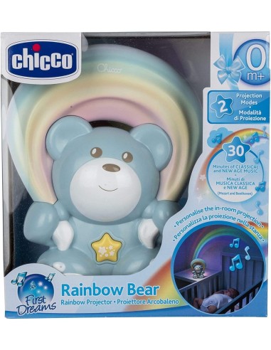 Chicco Rainbow Bear Proiettore Musicale | Luce Notturna e Proiezione Arcobaleno Regolabile | shop in casa