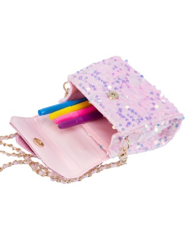 Girabrilla Fashion Bauletto Borsetta Pochette con Maniglia di Perle e Tracolla | Nice Group | shop in casa