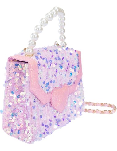 Girabrilla Fashion Bauletto Borsetta Pochette con Maniglia di Perle e Tracolla | Nice Group | shop in casa