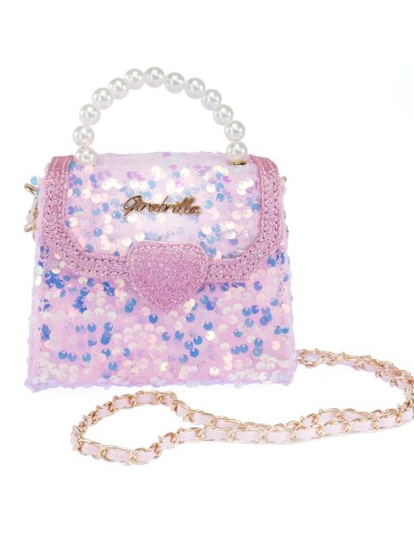 Girabrilla Fashion Bauletto Borsetta Pochette con Maniglia di Perle e Tracolla | Nice Group | shop in casa