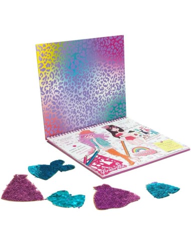 Girabrilla Fashion Sketch Book per Ragazze | Quaderno Disegni Moda | Nice Group | shop in casa