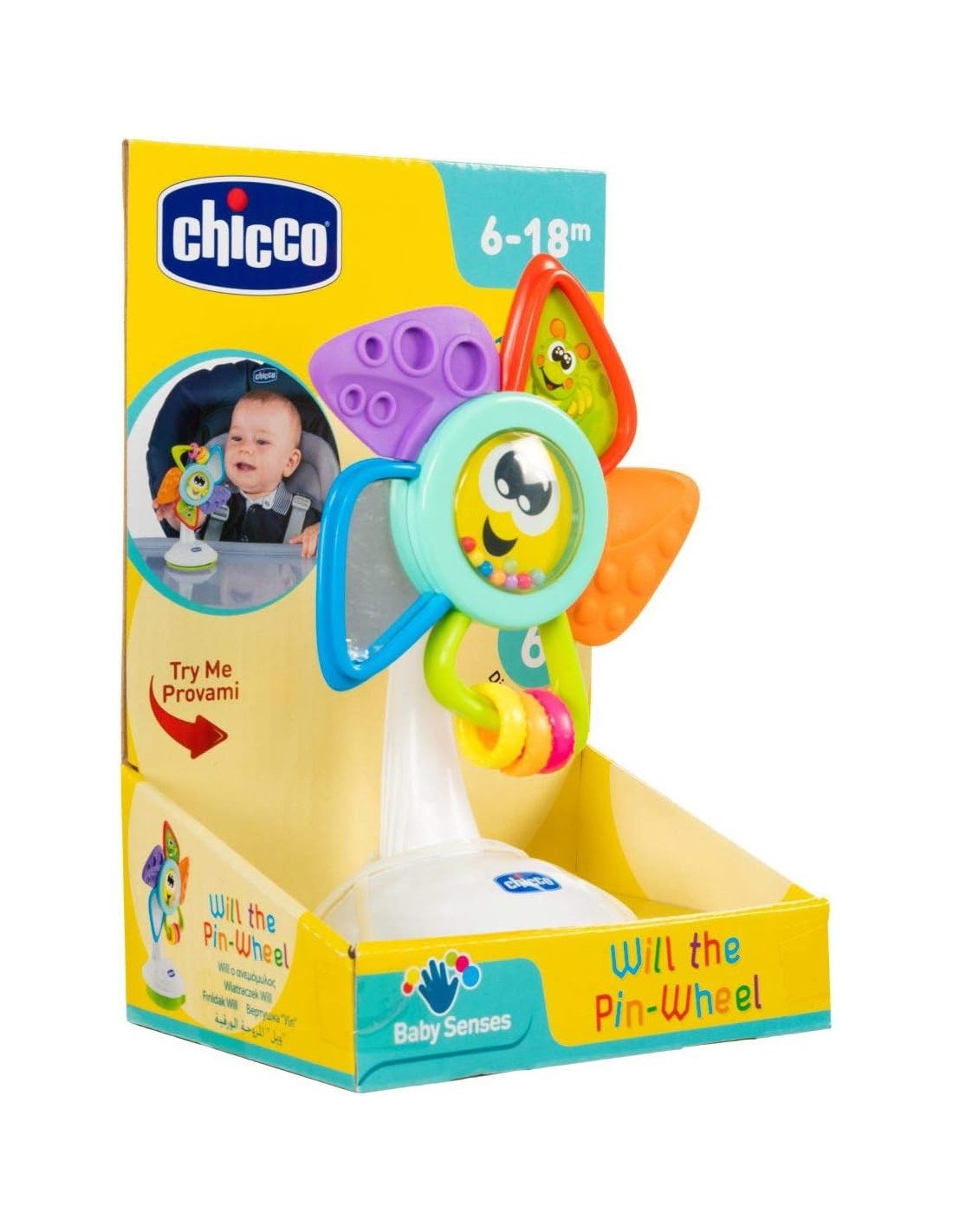 Chicco Milo la Girandola | Gioco da Seggiolone con Attività Manuali e Massaggia Gengive | shop in casa