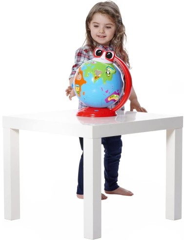 Chicco Edu Globe | Mappamondo Educativo Parlante per Bambini | Scopri Geografia con Metodo Montessori | shop in casa