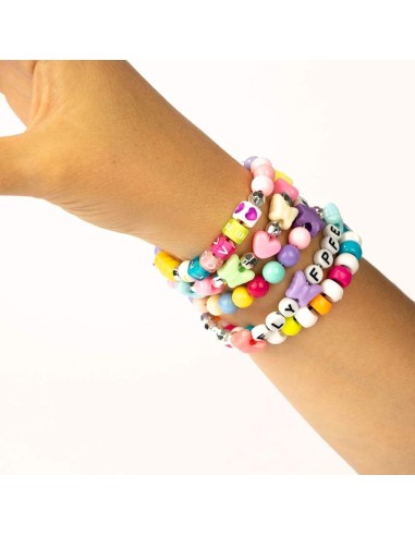 Perline ABC 500 Unicorn Kit Creativo con 500 Perline e 10 Metri di Corda Elastico | Braccialetti Unicorno | Nice Group | shop in