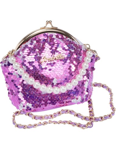 Girabrilla Fashion Bag Borsetta Borsellino con Paillettes e Tracolla | Borsetta Colorata per Bambini | Nice Group | shop in casa