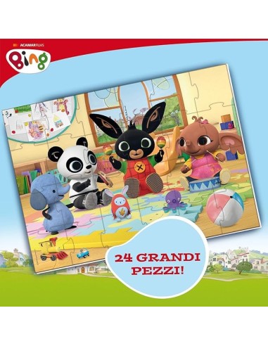 Bing Maxipuzzle 24pz - Mega Puzzle per Bambini con Cartone Resistente e Pezzi Grandi | Shop in Casa