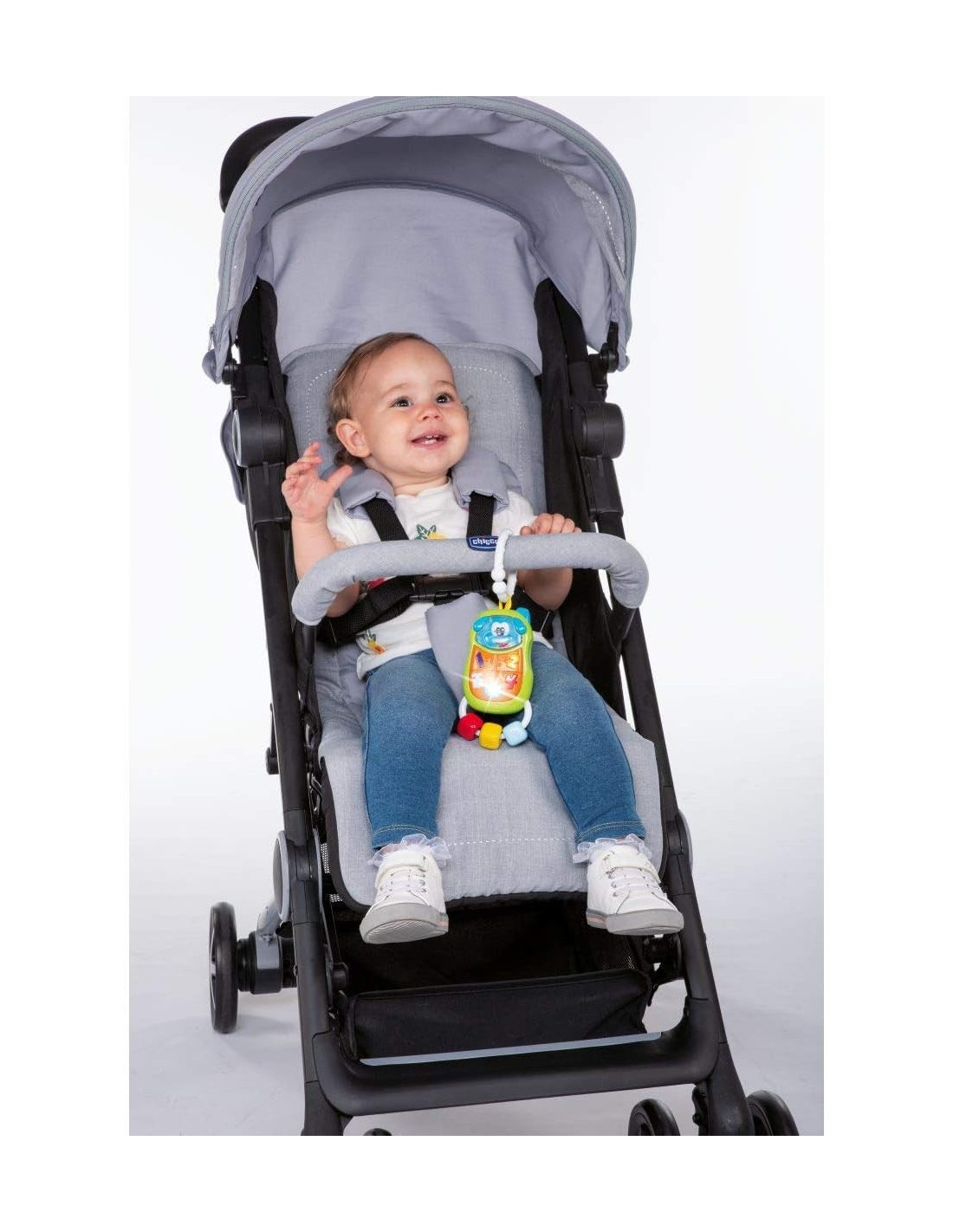 Chicco Trillino Telefono Del Cucciolo | Sonaglio Elettronico con Luci e Suoni per Bambini 3-18 Mesi