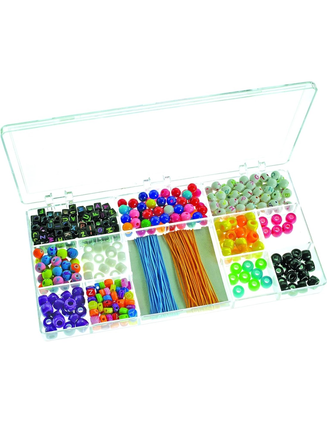 Perline ABC 500 Fluo - Kit Braccialetti per Bambini | Shop in Casa