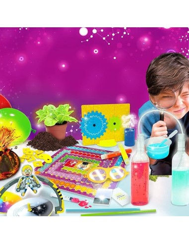 Super Laboratorio Dei Primi 101 Esperimenti - Kit Scientifico per Bambini con Guida Illustrata | Shop in Casa