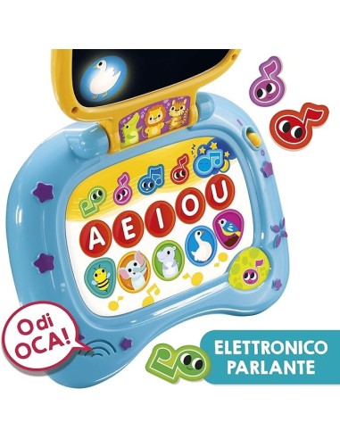 CAROTINA Baby Laptop LED Screen | Laptop Elettronico con Luci e Melodie | Shop in Casa