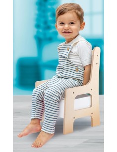 Montessori Wood Toy Box Chair | Shop in Casa 2