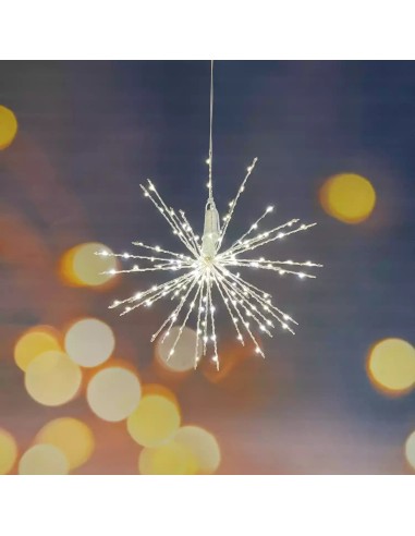 LUCI DI NATALE: vendita online Ramo Luminoso a 160MicroLED TwigBall D.30cm Bianco Caldo in offerta