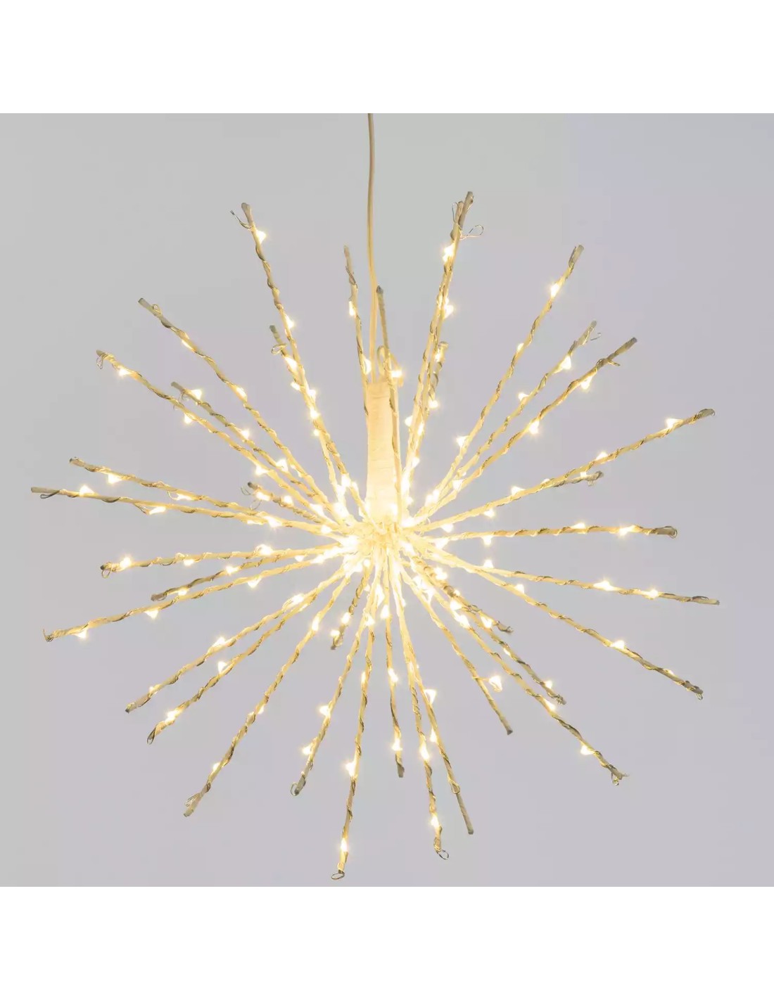 LUCI DI NATALE: vendita online Ramo Luminoso a 160MicroLED TwigBall D.30cm Bianco Caldo in offerta