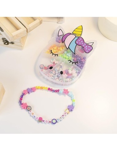 Perline ABC Unicorn Pocket Box, Kit Braccialetti Bambini | shop in casa
