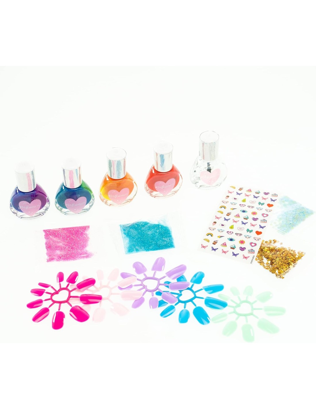 Influencer Rainbow Manicure, Kit Nail Art Bambini | shop in casa