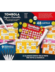 GIOCHI DI SOCIETA'E PUZZLE: vendita online LUDOTECA TOMBOLA SEGNA E CANCELLA 56996 LISCIANI in offerta 2