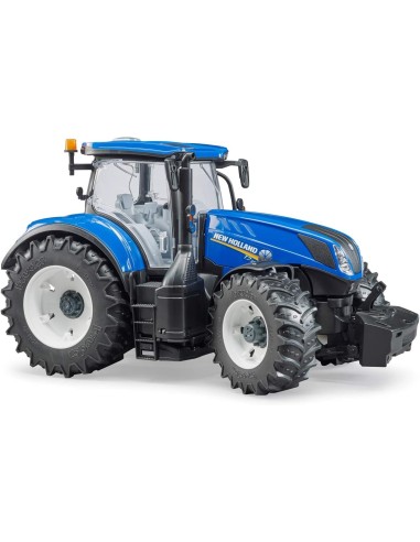 Trattore New Holland T7.315 Bruder, Giocattolo con Caricatore Frontale e Sterzo Innovativo | shop in casa