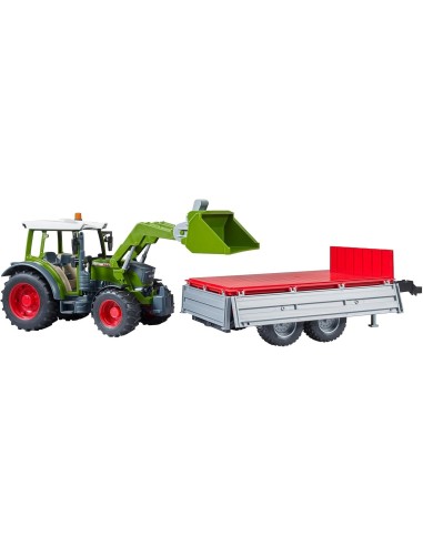 Trattore Fendt Vario 211 con Rimorchio e Escavatore Bruder | shop in casa