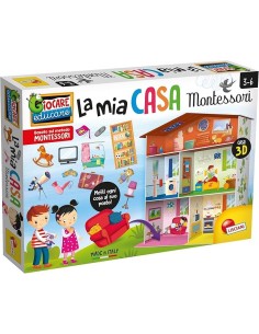 Montessori La Mia Casa - Gioco 3D Montessori per Bambini dai 3 Anni, Casa da Montare con 15 Elementi Sagomati | shop in casa